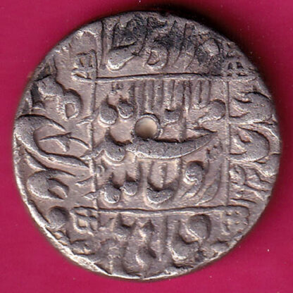 Mughals Shahjahan lahore mint in left margin rare one rupee - FA174H - Image 2