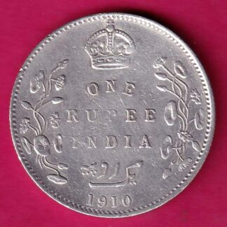British india 1910 edward VII one rupee-FA2050