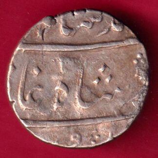 MUHAMMAD SHAH  RY31 SURAT MINT ONE RUPEE-FA3655