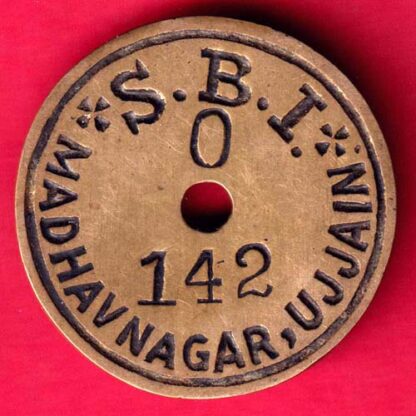 Token: State bank of india, Madhavnagar Ujjain-FA4237