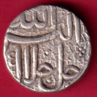 Mughals Mohammad Akbar Ahmedabad Mint One Rupee-FA4337