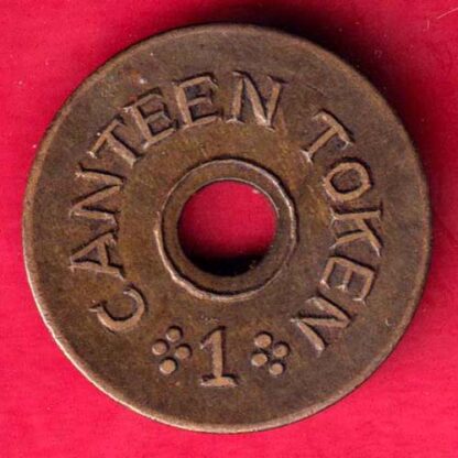 CANTEEN TOKEN :- D.C.C. - SIKA -FA4979