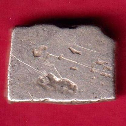 Ancient Mauryan Period Magadh Dynasty Beautiful Silver Punchmark  -FA5183 - Image 2
