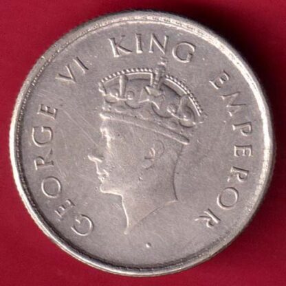 British India 1939 Bombay Mint George vi Half Rupee -FA5187 - Image 2
