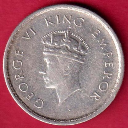 British India 1939 Bombay Mint George vi Half Rupee -FA5281 - Image 2