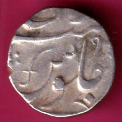 BRODA STATE anand rao  PETLAD MINT HALF RUPEE RARE SILVER -FA5363 - Image 2