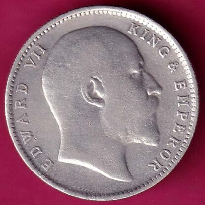 British India 1904 Edward VII One Rupee Silver Coin -FA5463 - Image 2