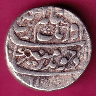 Mughals Aurangzeb Surat Mint One Rupee Silver Coin -FA5522