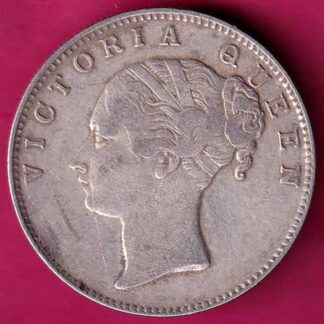 East India Company 1840 Continuous Legend Victoria Queen One Rupee -FA5540