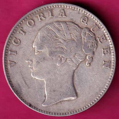 East India Company 1840 Continuous Legend Victoria Queen One Rupee -FA5540