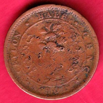 Ceylon 1901 Victoria Queen Half Cent -FA5666 - Image 2