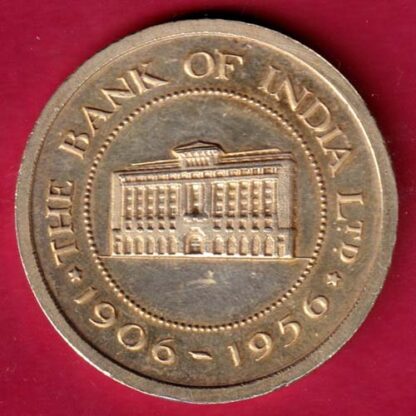 Silver Token: The bank of india ltd. 1906-1956 -FA5723