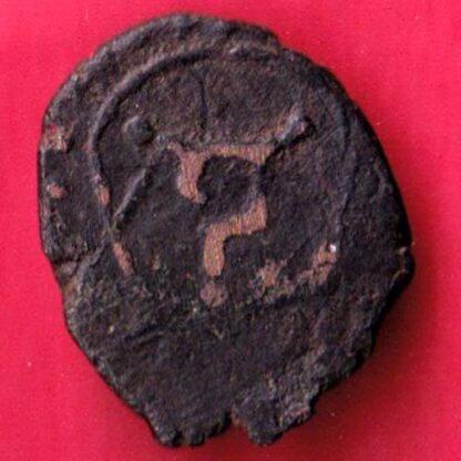 MEDIVAL OF GUJARAT BAJIRAO WAGHELA / CHUDASAMA DYNASTY LIGHT WEIGHT PAISA -FA5750 - Image 2
