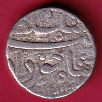 Mughals Jahangir As Salim Ahmedabad Mint One Rupee silver Coin -FA5778 - Image 2