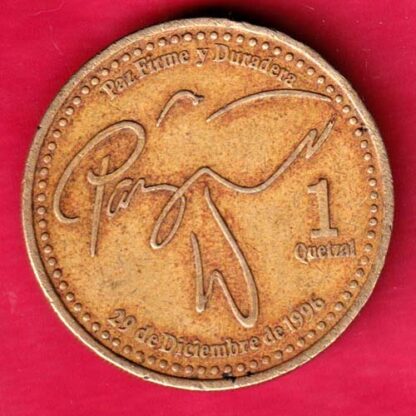 Republica De Guatemala 1999 1 Quetzal -FA5806