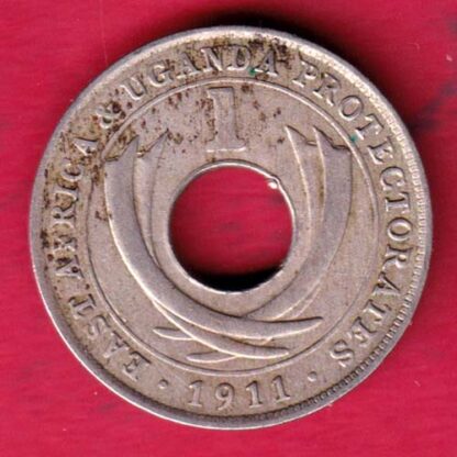 East Africa & Uganda Protectorates 1911 Georgive V Rex Et Ind Imp  One Cent  -FA5808 - Image 2