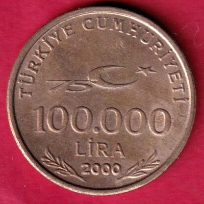 Turkiye Cumhuriyeti 2000 Mustafa Kemal Ataurk 100.000 Lira  -FA5853