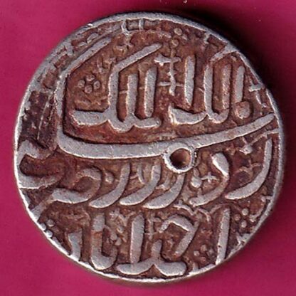 Mughals Jahangir As Salim Ahmedabad Mint One Rupee - FA6096 - Image 2
