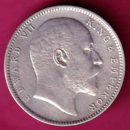 British India 1908 Edward Vii king Emperor One Rupee - FA6098 - Image 2