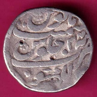 mughals aurangzeb lucknow mint one rupee-FA6170