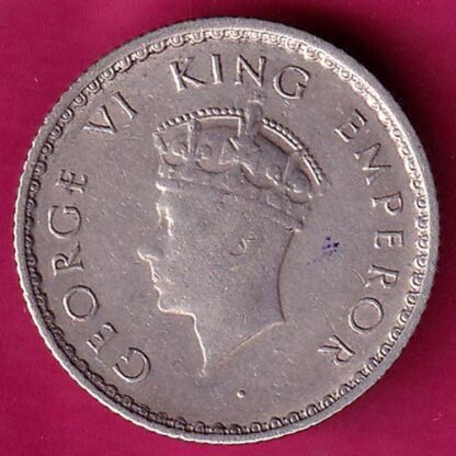 British India Bombay Mint 1939 George Vi King Emperor 1/4 Rupee-FA6196 - Image 2