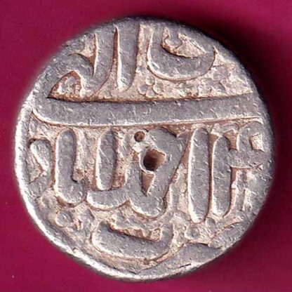 Mughals Mohammad Akbar Ahmedabad Mint One Rupee-FA6248 - Image 2