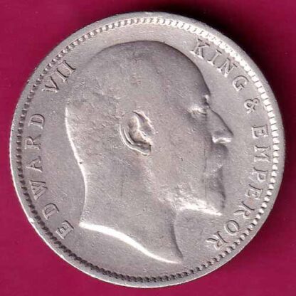 BRITISH INDIA 1910 EDWARD VII KING & EMPEROR ONE RUPEE :- FA6292 - Image 2