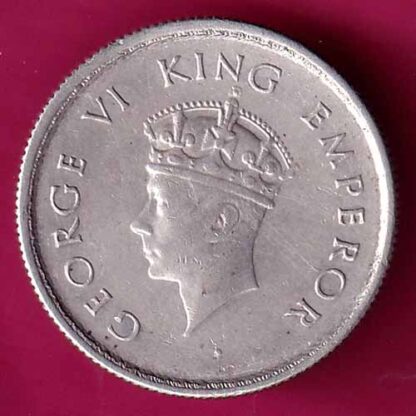 British India 1939 George Vi King Emperor Half Rupee :- FA6357 - Image 2