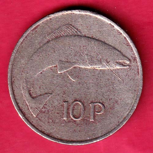 Ireland 1982 10 Pence -FA5815 – Indian Coins Hub