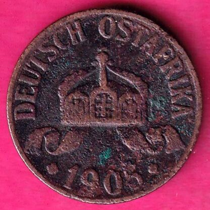 Deutsch Ostafrika 1905 1 Heller  :- FA6466
