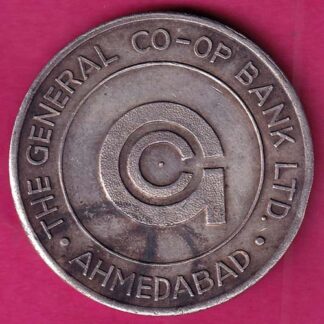 Silver BANK TOKEN :- THE GENERAL CO-OP BANK LTD AHMEDABAD :- FA6474