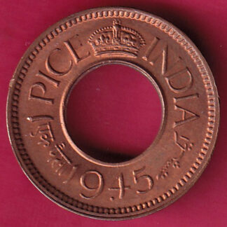 British India 1945 Unc 1 Pice :- FA6442