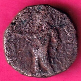 ANCIENT INDIA KUSHAN KING DYNASTY BEAUTIFUL SCARE COPPER COIN :- FA6623