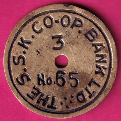 BANK TOKEN :- THE S.S.K. CO-OP. BANK LTD. NO.65 :- FA6894