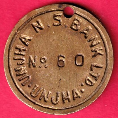 BANK TOKEN :- UNJHA.N.S. BANK LTD. UNJHA  NO.60 :- FA6971
