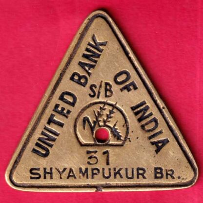 BANK TOKEN :- UNITED BANK OF INDIA SHYAMPUKUR BR. 31 :- FA6974