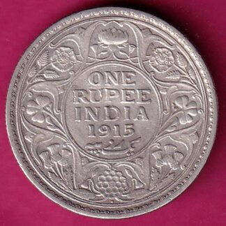 British India 1915 bombay mint George v One Rupee :- FA7061