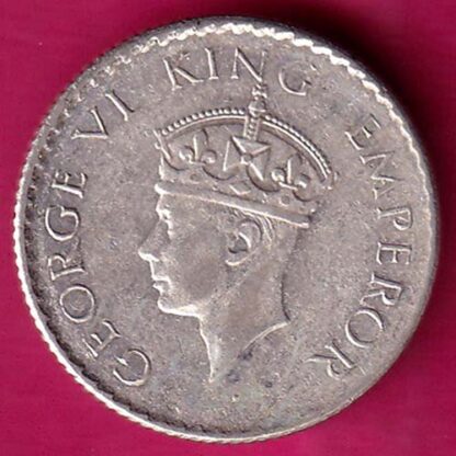 British India 1940 George vi King Emperor 1/4 Rupee  :- FA7148 - Image 2