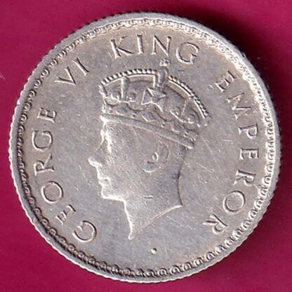 British India 1939 Bombay mint George vi King Emperor 1/4 Rupee:- FA7164 - Image 2