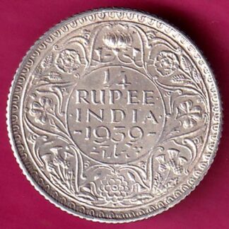 British India 1939 Bombay mint George vi King Emperor 1/4 Rupee:- FA7164