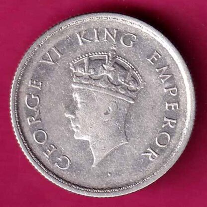 British India 1939 George Vi King Emperor Half Rupee   : FA7623 - Image 2