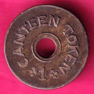 CANTEEN TOKEN :- D.C.C. SIKA CANTEEN TOKEN 1  :- FA7754