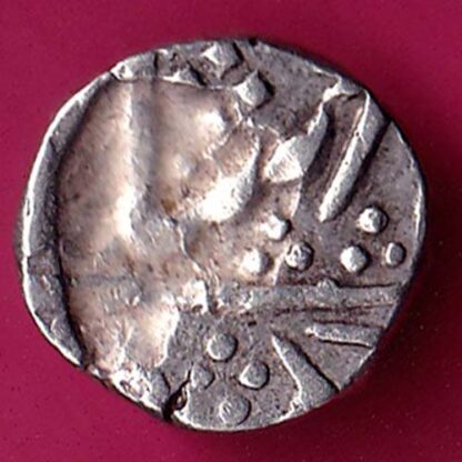Indore State Sun Face 1/4 Rupee :- FA7775 - Image 2