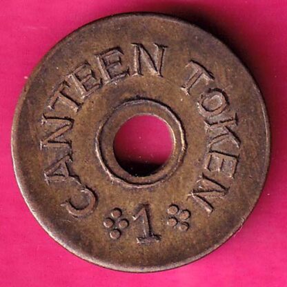 CANTEEN TOKEN :- D.C.C. SIKA CANTEEN TOKEN 1 :- FA7781