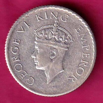 British India 1940 George vi King Emperor 1/4 Rupee  :-  FA7795 - Image 2