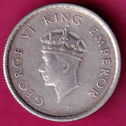 British India 1939 George Vi King Emperor Half Rupee  :- FA7302 - Image 2
