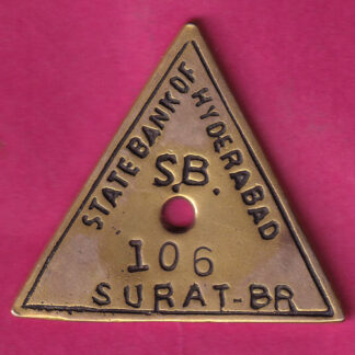 BANK TOKEN :- STATE BANK OF HYDERABAD S.B. 106 SURAT-BR. :- FA7391