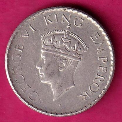 British India 1940 George vi King Emperor 1/4 Rupee  :-   FA7861 - Image 2