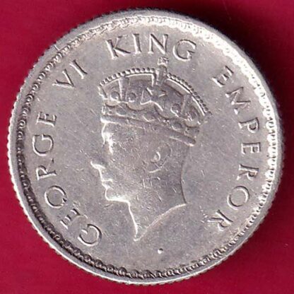 British India 1939 George vi 1/4 Rupee  :-FA8136 - Image 2