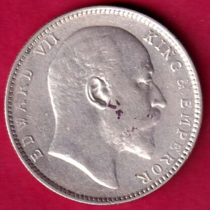 British India 1905 Edward Vii King & Emperor One Rupee  :- FA8362 - Image 2